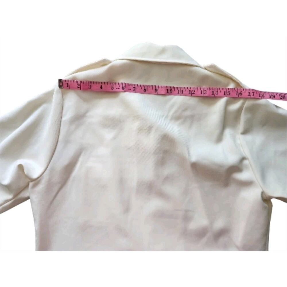 Vintage Men's Levi's Panatela Jacket Off White No Size Tag 70s Hippie Retro - Picture 4 of 9